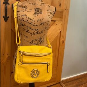 Vibrant Yellow Crossbody Bag